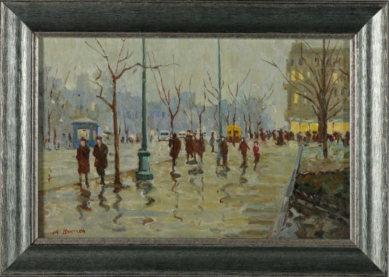Векслер Абрам Соломонович.  Москва. Улица Тверская (Горького)